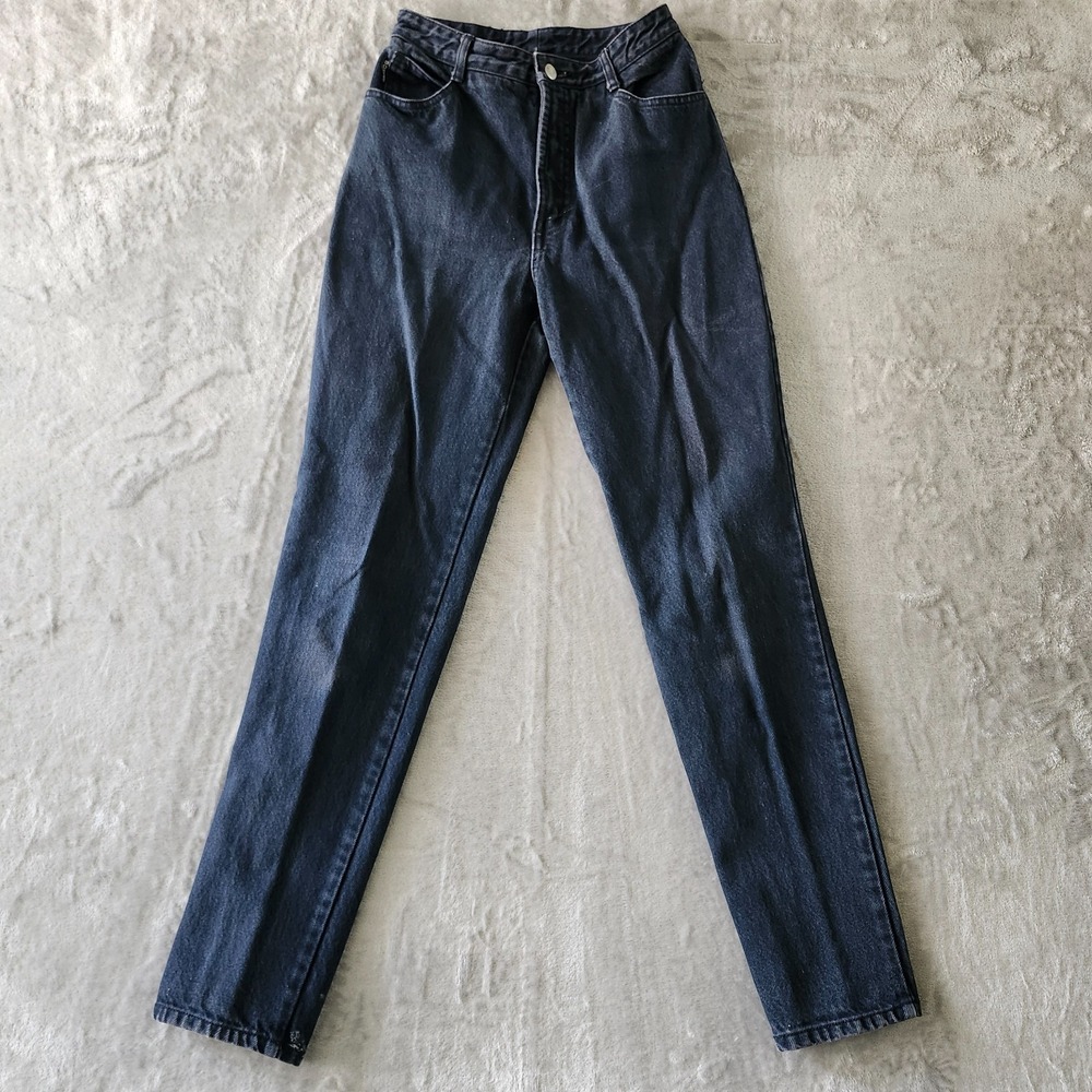 Vintage BONGO Size 5 High Rise Mom‎ Jeans Tapered Leg Denim Gene Montesano USA